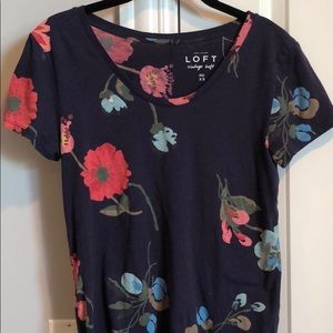 Loft vintage soft floral tee
